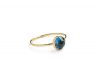 London Blue Topaz 14 K Gold Ring
