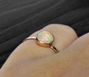 Opal 14 K Gold Ring