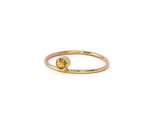 Citrine14 K Gold Ring
