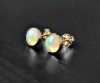 Opal 14 K Gold Earrings