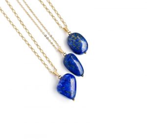 Lapis Lazuli Nugget Pendant Necklace